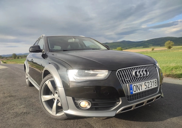 Audi A4 Allroad cena 56700 przebieg: 249000, rok produkcji 2014 z Wiązów małe 277